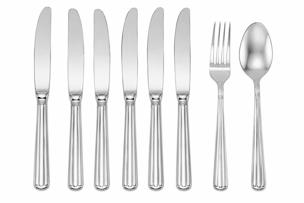 Wallace Centennial Dinner 8 Pieces 18/10 Stainless Steel Flatware